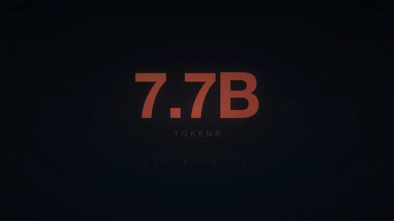 7.7 Billion Tokens